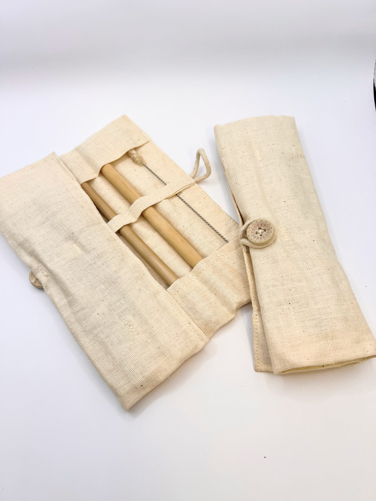 Bamboo Travel Cutlery Kit - Reusable