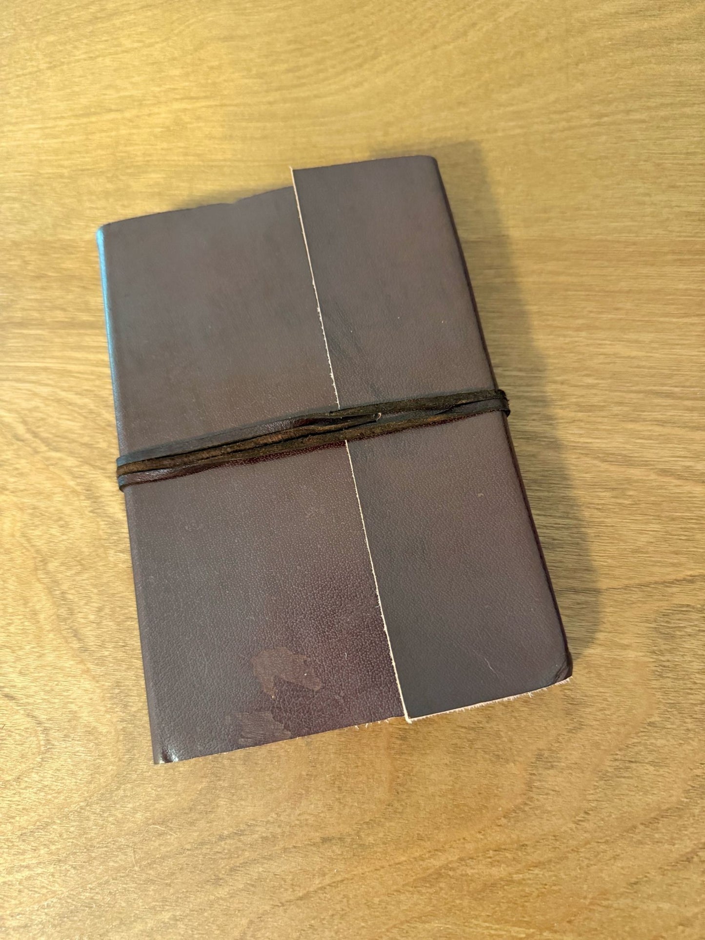 Vegan Leather Handmade Recycled Paper Pocket Diary