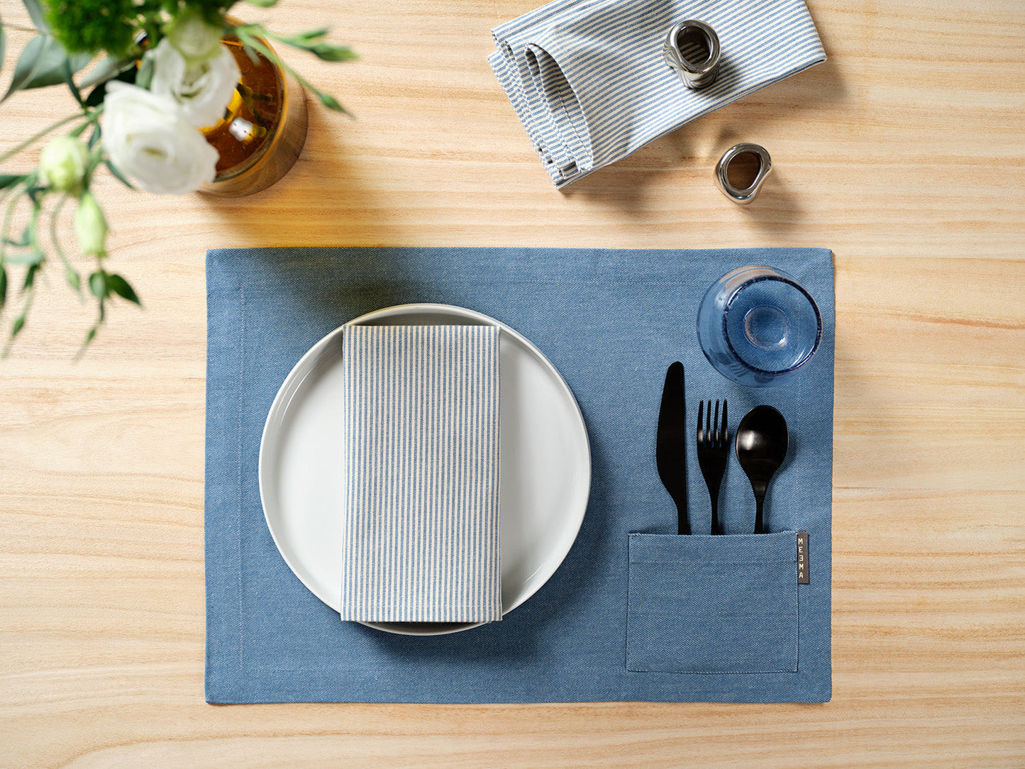 Cotton Cloth Placemats, Set of 4